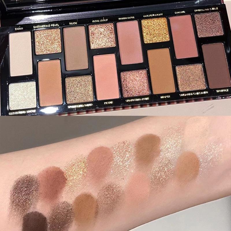 16-color Eyeshadow Earthy Pearlescent Matte Eyeshadow Palette For Beginners In Makeup