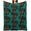 Doberman Throw Blanket Bed Fashionable Moving Summer Quilt Blankets