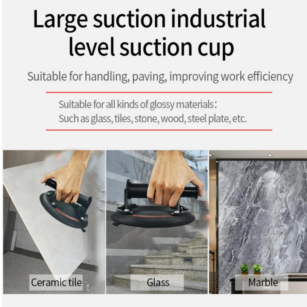 8 Inch Vacuum Suction Cup 200kg Loading Capacity Heavy Duty Vacuum Spreader for Tile Adsorption Granite Tile Glass Lifting Tools