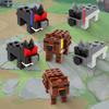 2026 New 99 Night in Forest Action Figures Building Blocks Full Fantasy Animal Model Kids STEM Assemble Toys for Kids Xmas Gift