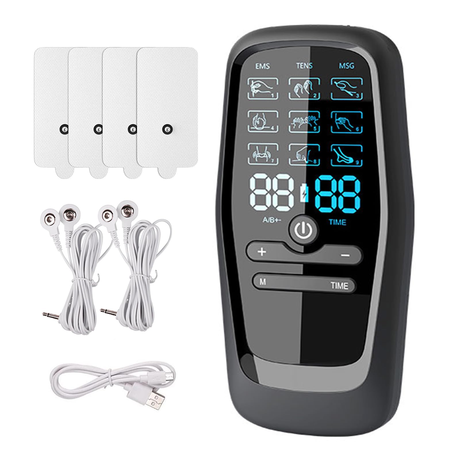 

AITOYAN Handy EMS Микротоковая Тренировка Мышц Оснащен 30 уровнями и 9 Компактными Применяется до и после В комплект входит руководство по эксплуатации на японском языке