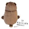 Shinada Global Mochi Series Mochikuma Brown Plush Toy Bear 22x22x30cm Animal MOKW-0350B