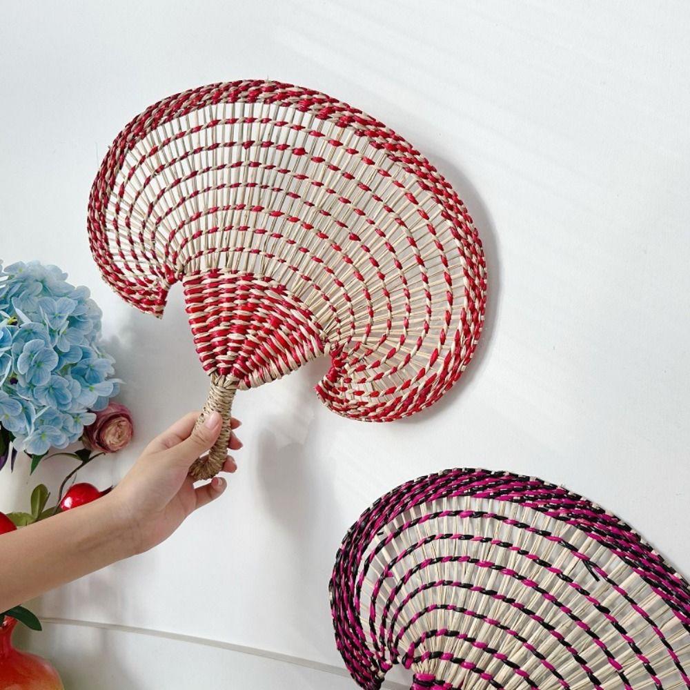 Etro Palm-leaf Fan Repel Mosquitoes Weaving Fan Handmade Banana Fan  Summer Cooling