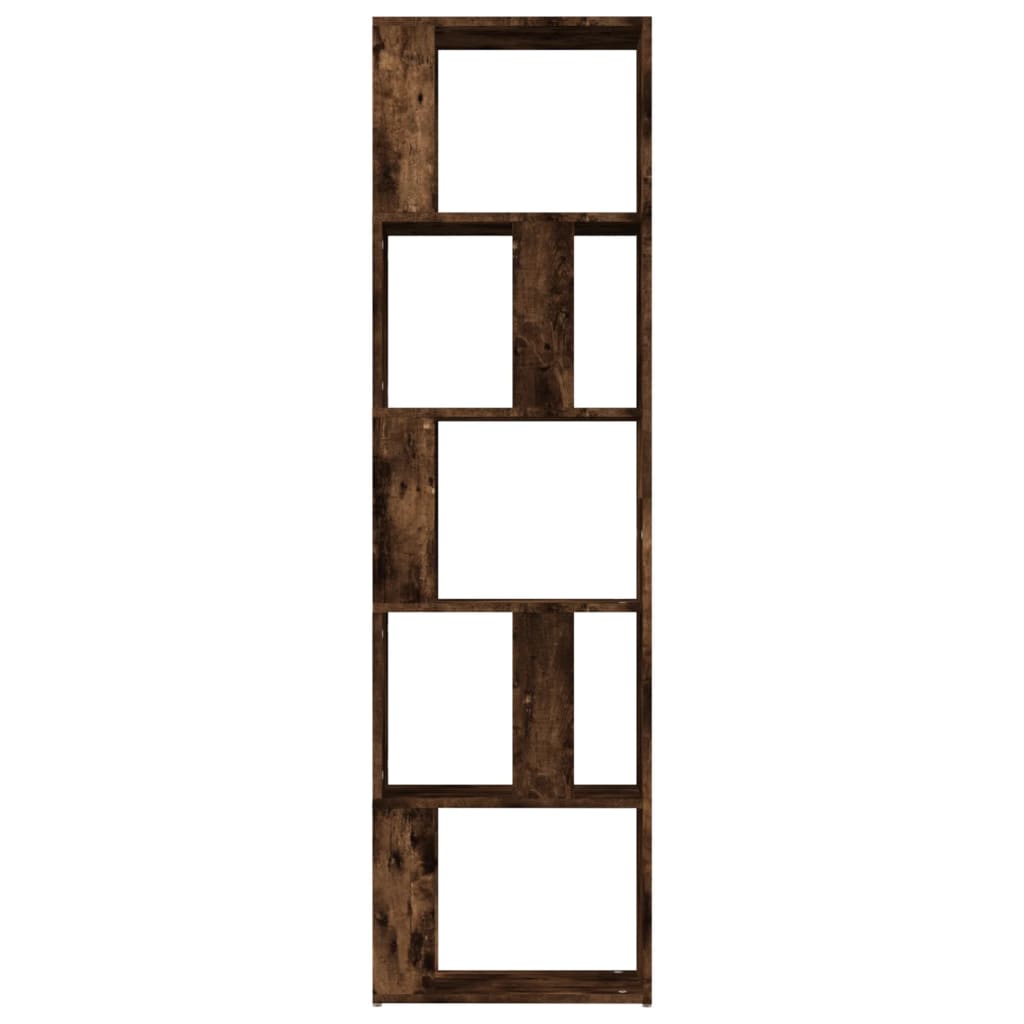 Bookshelf Smoked Oak 45 x 24 x 160 cm Engineered Wood