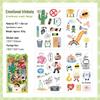 New Cartoon PET Journal Stickers for Kids - Daily Fun DIY Materials