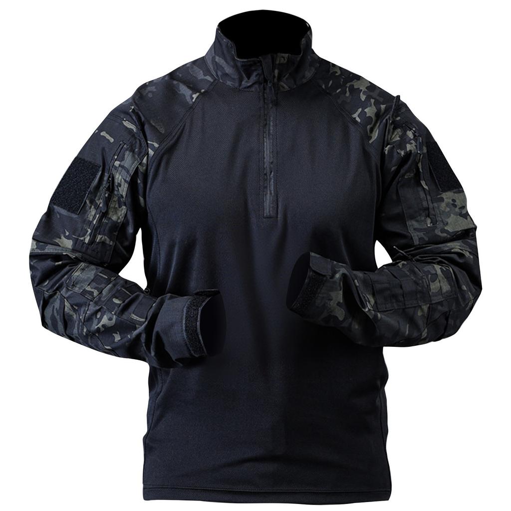 Men's Summer Long Sleeved American Camouflage Outdoor Training Suit