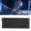 Wireless Mechanical Keyboard 61 Keys   2.4G Wired RGB Lighting Mechanical Gaming Keyboard with Hanging Rope