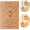 Knot Necklace for Best Friend Women Jewelry Gifts for Friends Silver Golden