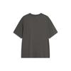 Li-Ning Soft Comfortable Loose Versatile Round Neck Pullover Short Sleeve T-Shirt Unisex Tops Graphite-Grey AHSU743-11