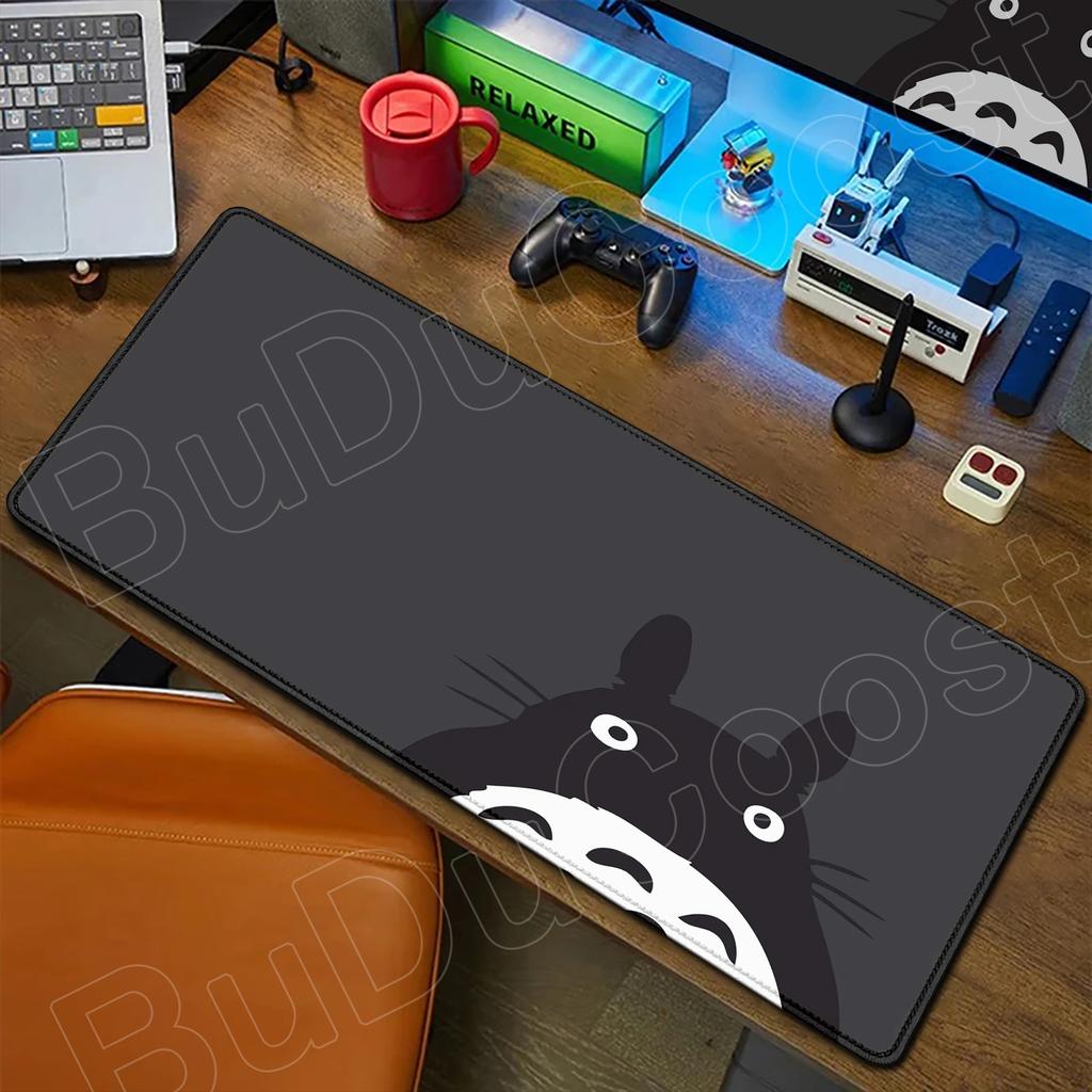 Mouse Pad Office Laptop HD Printing Kawaii Mousepad PC Japan Anime T-totoros Extended Table Mats Gaming Accessories Keyboard Pad