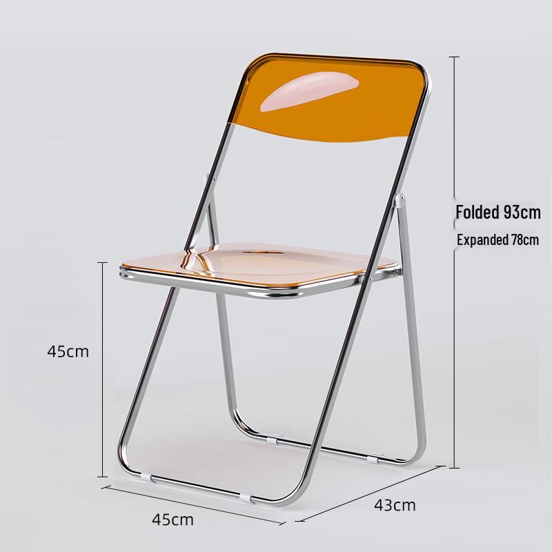 Transparent Acrylic Vanity Chair