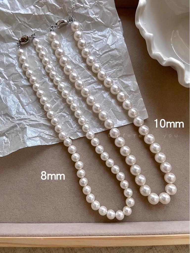 Elegant 2025 Baroque Pearl Clavicle Necklace for Women