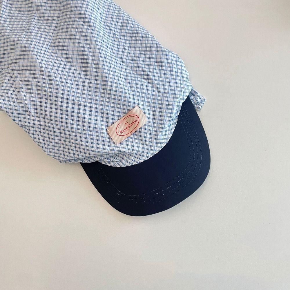 Plaid Scarf Peaked Cap Cotton Triangle Headscarf Hat Y2K Headscarf Baseball Hat  Mountaineering
