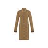 GUCCI Gg Jersey Jacquard Dress 'Beige/Ebony' 715525-XJETY-9742
