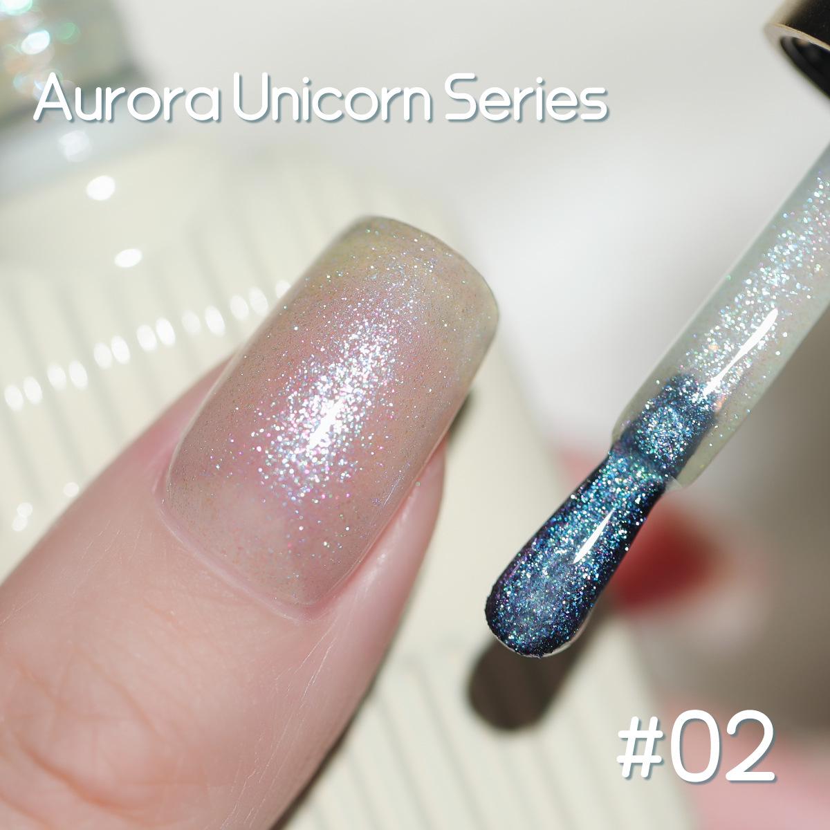 

Набор перламутровых гель-лаков Aurora Unicorn Diamond 2025