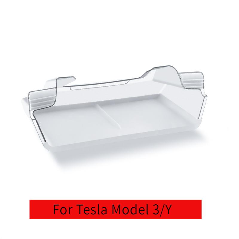 For Tesla Model 3/Y  New Model 3/Y  2025  Under Screen Storage Box Central Control Hidden Storage Organizer Tray Car Accessories