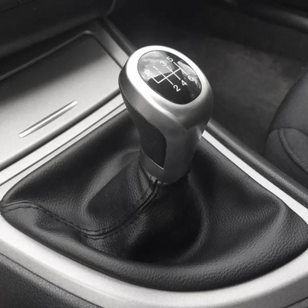 6rychlostní hlavice řadicí páky, kryt manžety řadicí páky pro BMW 1er E81 E82 E87 E88