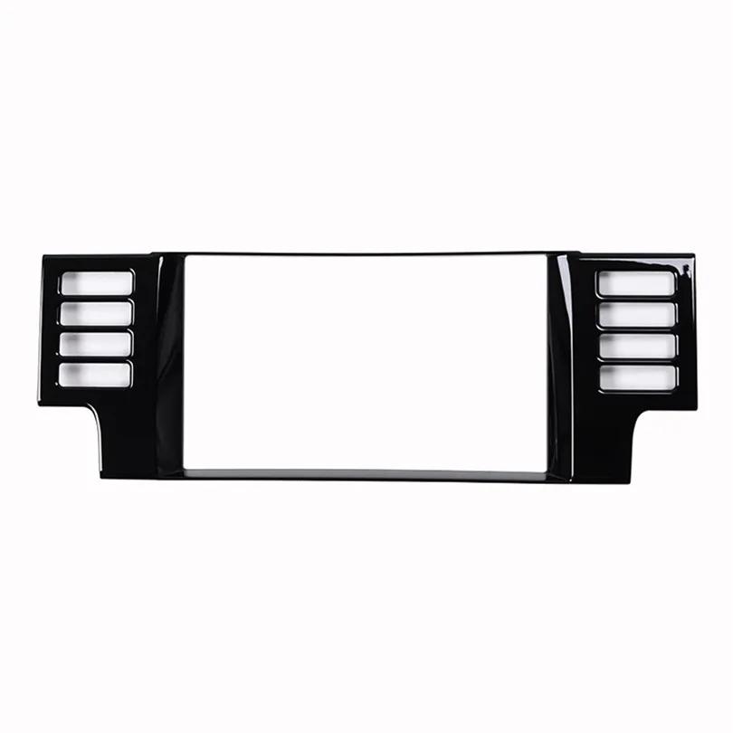 For Land Rover Discovery Sport 2015 2016 2017 2018  ABS Carbon Fiber Car Navigation Frame Cover Trim Sticker Car Accessories