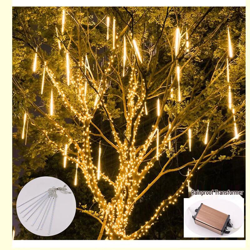 LED Meteor Shower Tree String Lights