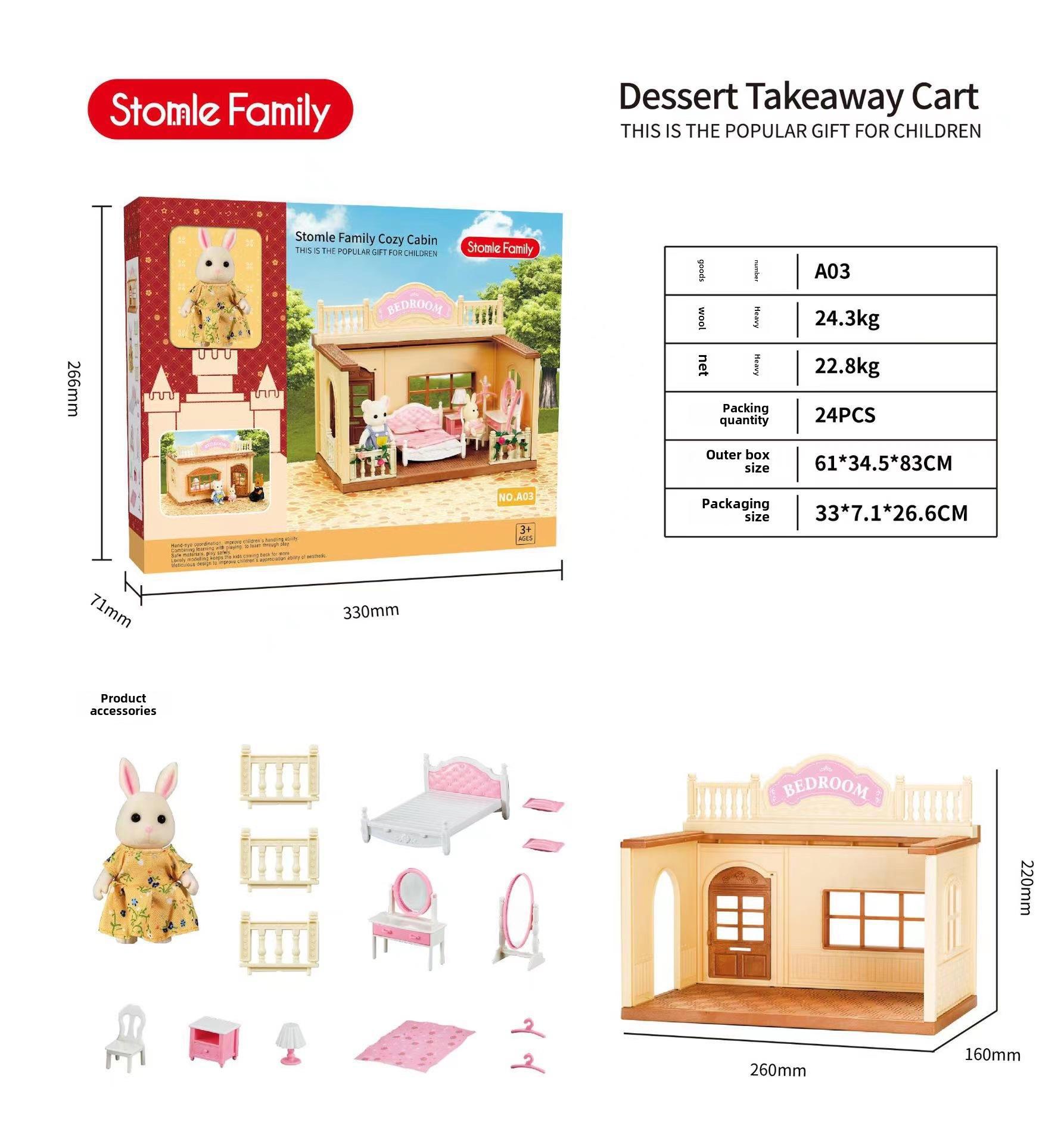 

Сімейний іграшковий будиночок Sylvanian Forest - імітаційна вілла для дівчаток, ідеальний подарунок на день народження