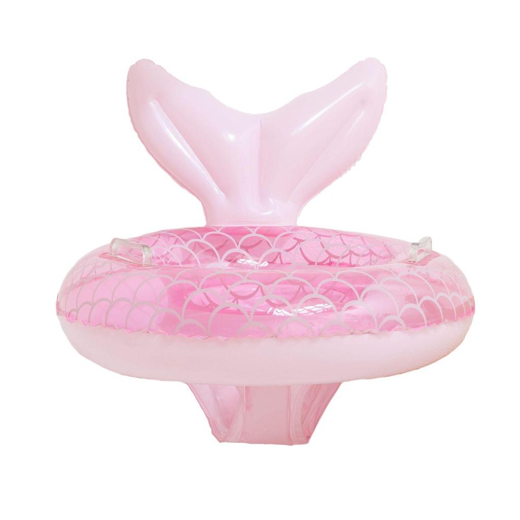 Xiao Lv Inflatable Baby Swim Ring with Removable Sunshade Canopy