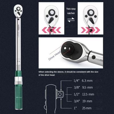 Industrial Grade Torque Wrench 0.5-220 N.M Car And Bicycle Repair Wrench Adjustable Torque Wrench