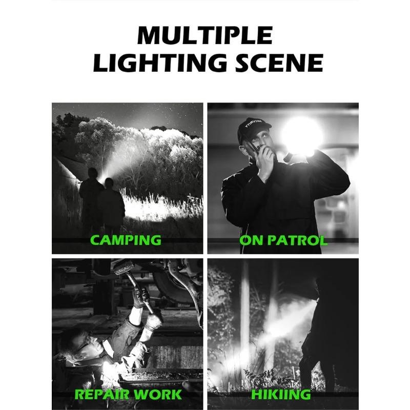 Lanterna Profesională Laser Aliaj Aluminiu Reîncărcabilă Proiector 1200mAh Baterie Fascicul Super Luminos Scufundări Vânătoare Patrulare