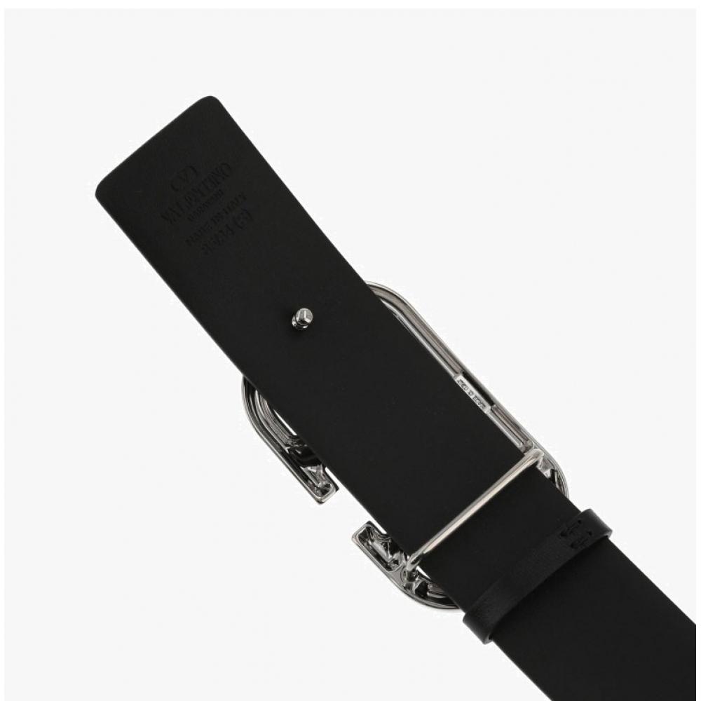 Valentino GaraVani V Logo silVer Belt 6y2t0q87 Snp 0no