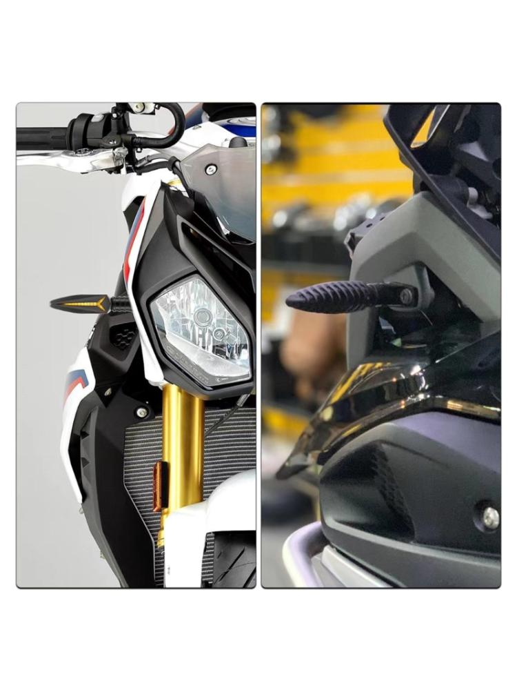 Motorcycles LED Lights Front Turn Signal/Blinker, Running Light Indicators for R1200 ADV K1300R R800GS ,1 Pair