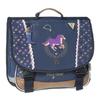 Schoolbag - KID'ABORD - Stalla Bianca - 38 Cm - 2 Compartments - Zipped Front Pocket