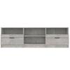 TV Cabinet Concrete Grey 150 x 33.5 x 45 cm Particleboard
