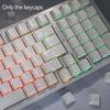 In Stock Carbon Fiber Texture Keycaps Set: 141-Key Translucent PBT with Side Engraving and Magnetic Switch Compatibility.