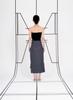 Gomok Straight Skirt (Navy)