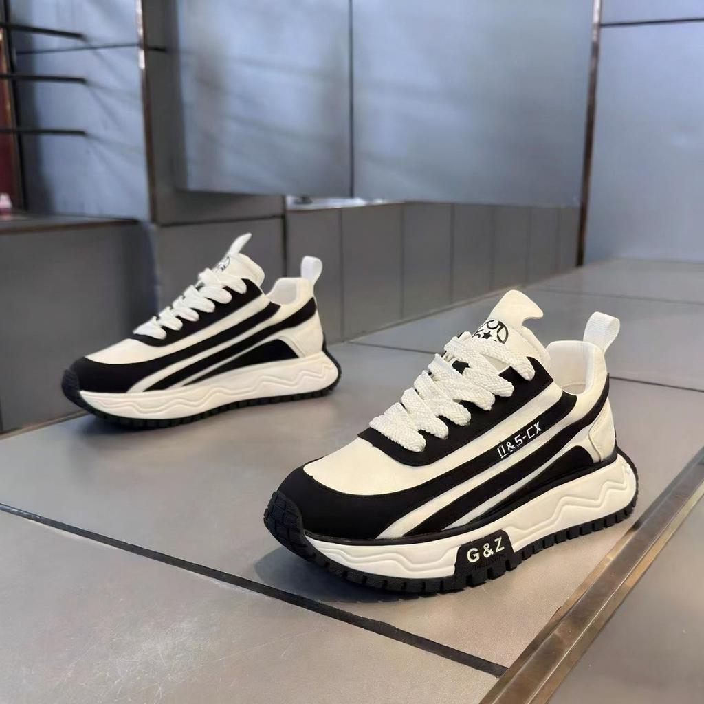 Those Winter Casual Teens Running Non-slip Sports Thick-soled Inner Heightening Forrest Gump Daddy Shoes
