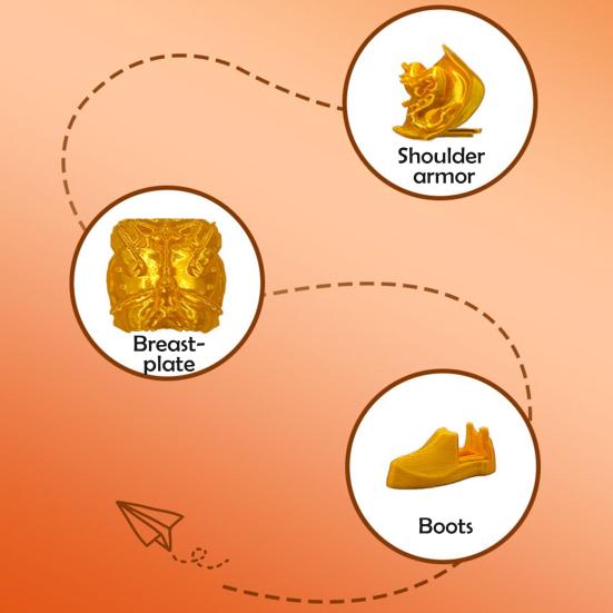 Monkey King Action Figure 3D Printed Movable Joints Monkey Model Great Sages Equalling Heaven Figurine Articulated Dummy Decoration Ornament