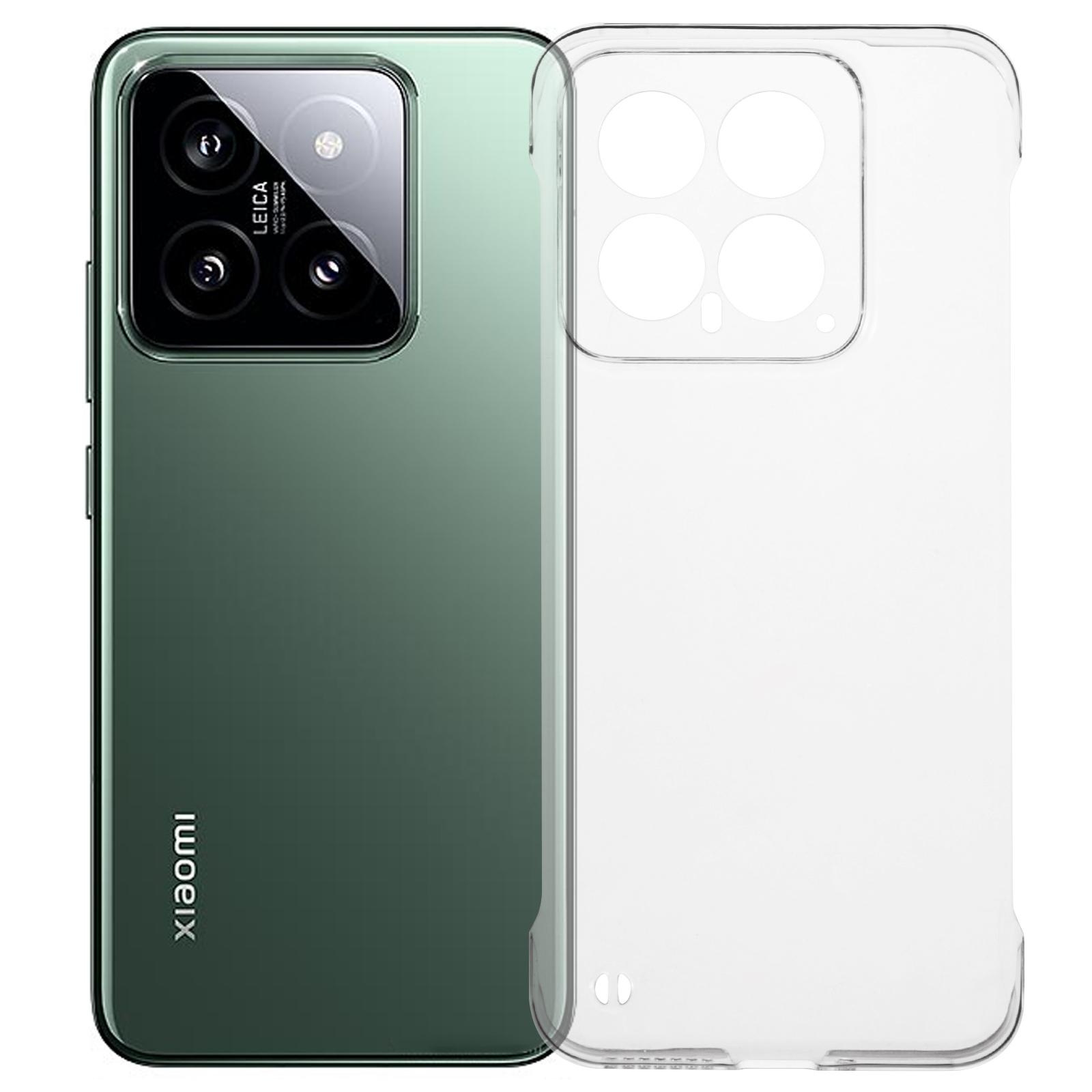 

Для Xiaomi 14 Чехол Безрамочный Жесткий ПК Защита от царапин Прозрачная Накладка для телефона A