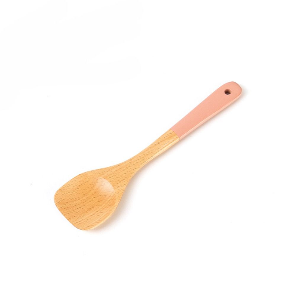Cooking Spatula Wooden Spoon Food Spoon Children Kitchenware Durable Mini Wooden Spatula  Kid