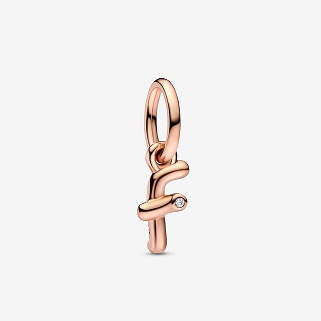 Nytt 925 sterlingsilver roséguld serien brevpärlhängande hänge som passar original Pandora armband gör-det-själv utsökt smyckengåva