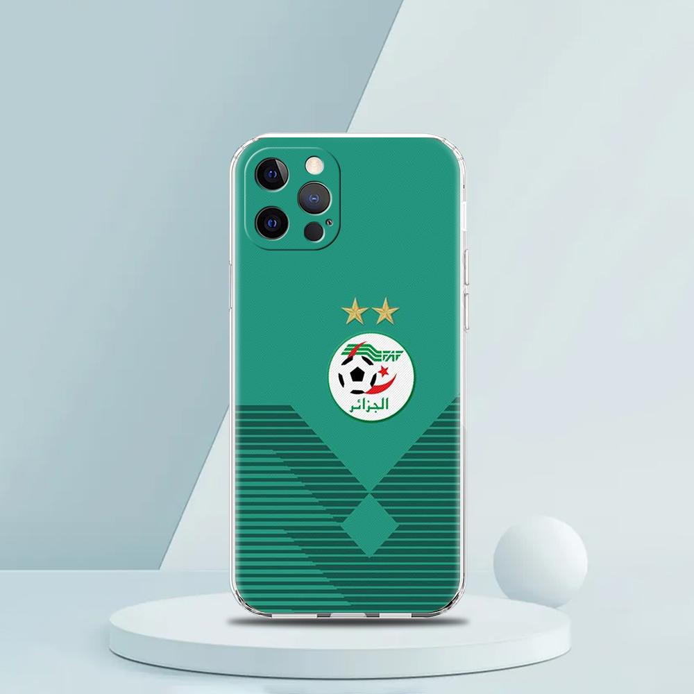 Algeria Flag Phone Case for iPhone 16 15 14 13 12 Pro Max Transparent Soft for iPhone 11 Pro Max 7 8 Plus XS XR Shell Bags