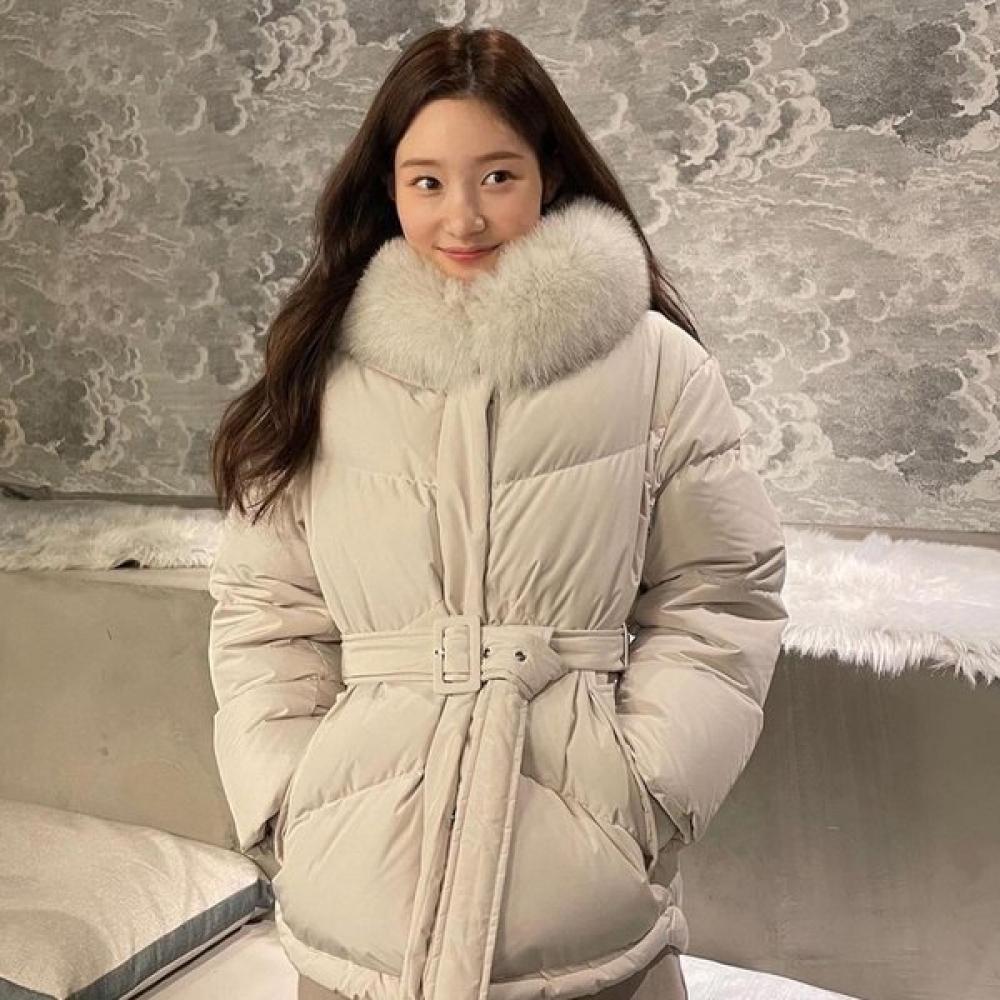 On On Belted GooSe Down Worn By Jung Chae yeOn Gi Eun Se Nep4xma05 91 BEIGE/55