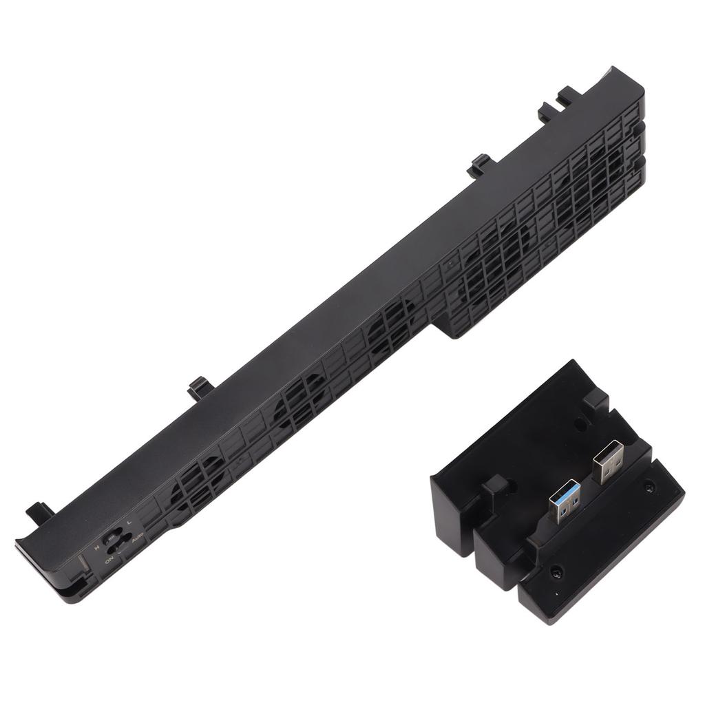 Game Cooling Fan 5 Fan Automatic External Gaming Console USB Cooler with HUB for PS4 Pro