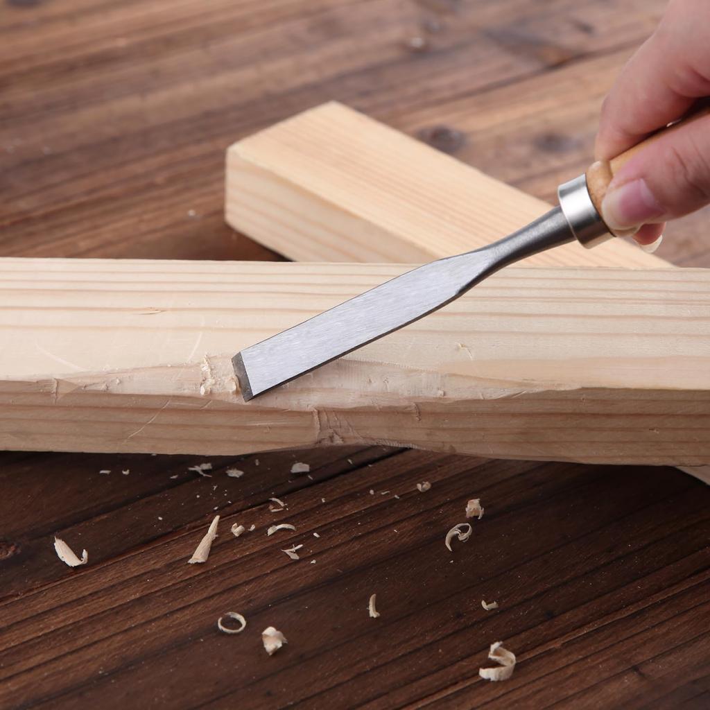 LEONTOOL Wood Carving Chisel Professional Woodworking Woodworking Hand Chisel Wood Carving Chisel Triangular Square Round Flat Excellent Carpentry