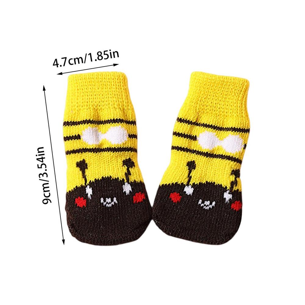 

Собачьи носки Двусторонние С большой площадью покрытия Нескользящие Собачьи ботинки и Защитники лап Щенок Собачка Пожилая собака Защитник лап Питомец Пушистый