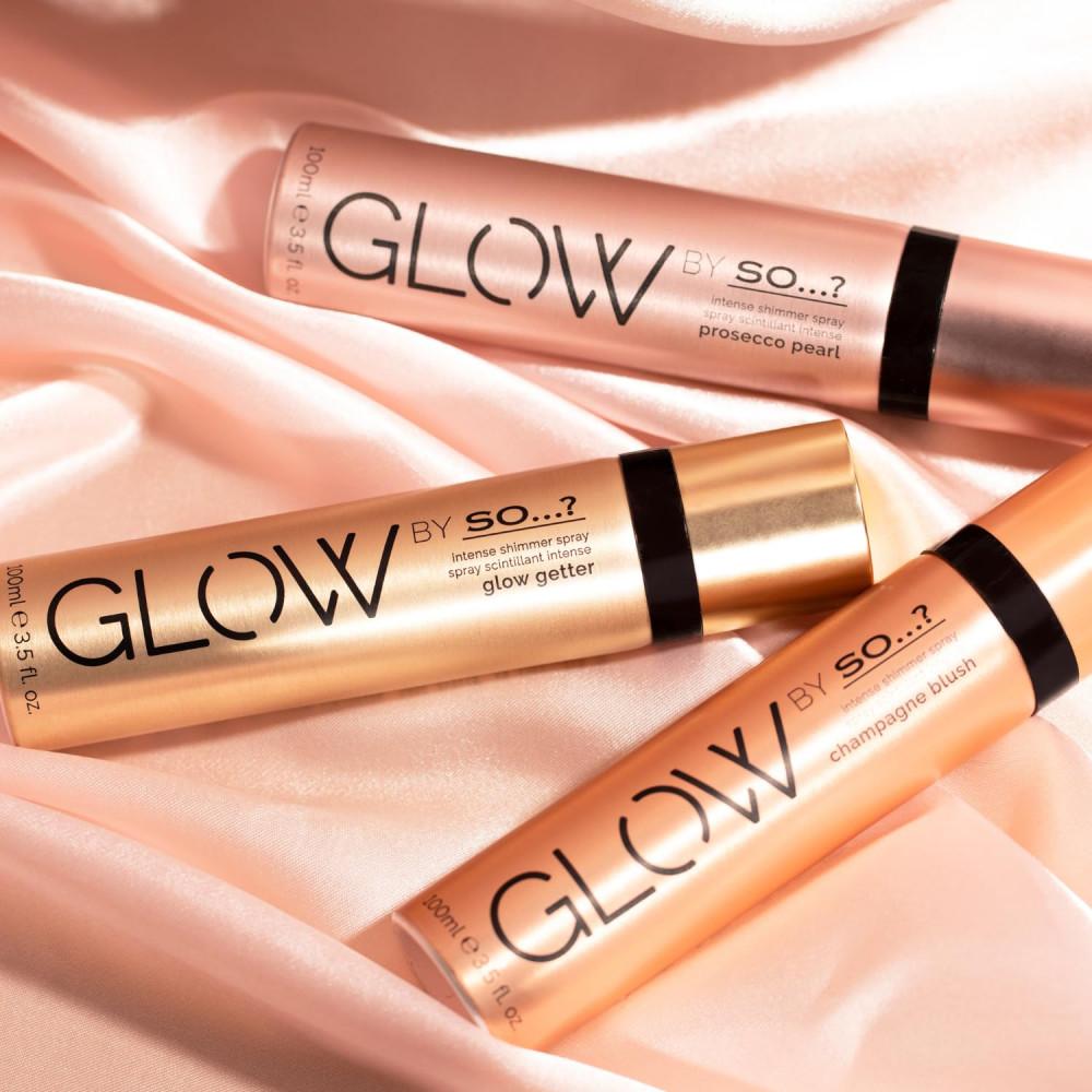 Glow By So...? - Intense Shimmer Spray - Champagne Blush - 