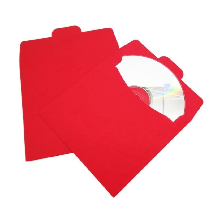 Recycled Krafts Disc Storage Sleeves 50Pcs Bulk Pack Document Organizers