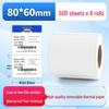 Waterproof Synthetic Thermal Label Paper 60x40 - Freezer Safe, Self-Adhesive, Durable