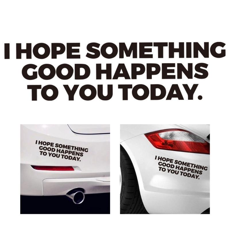 Easy Apply Motivational Vehicle Decal Waterproof Sunproof Car Exterior Decal for Car Motorcycle Truck Exterior Decors