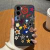 For Vivo Y31 Y31D Y31S 4G 5G Phone Case Gradient Bow Heart Matte Silicone Anti Fingerprint Cover For Vivo Y 31 Top Quality Funda
