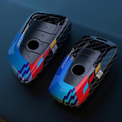 ABS Carbon Fiber Car Key Case Cover Shell for BMW 1 3 5 7 Series X1 X3 X4 X5 X6 G20 G30 F15 F16 G01 G02 G05 F10 F20 F30 G07 F34