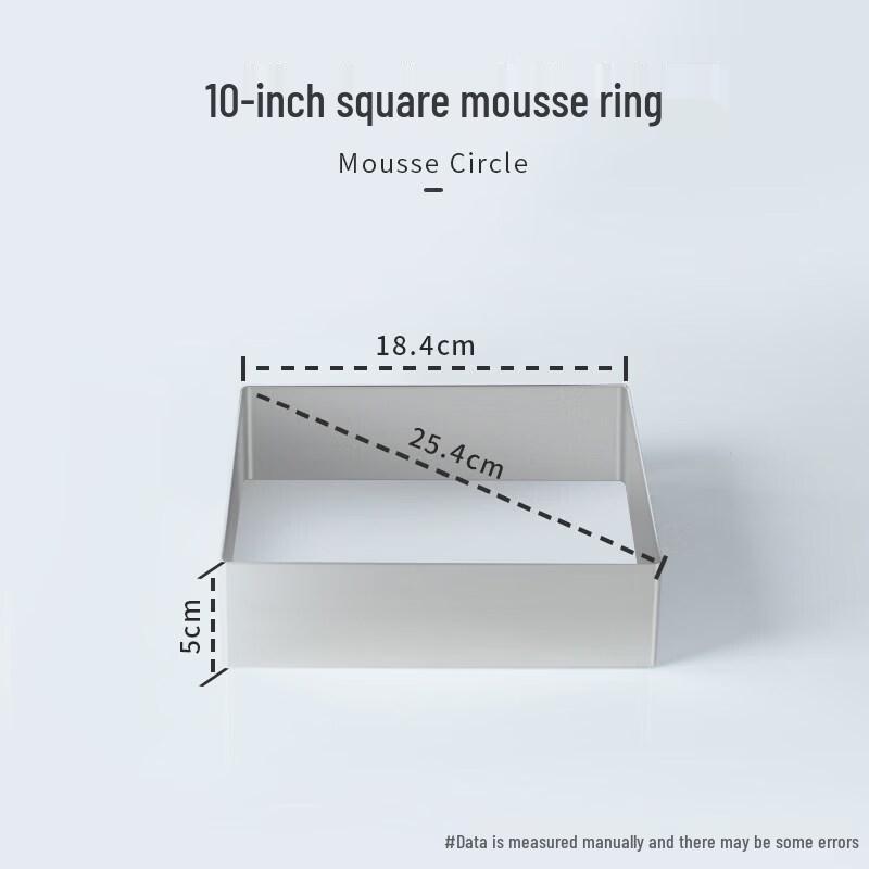 Wankajia Stainless Steel Mousse Cake Rings